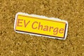 EV charge car energy battery charger sign hybrid alternative electric vehicle transportation power station