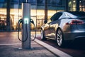 EV charging station for electric car
