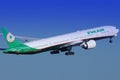 Eva Air takeof from Europe Royalty Free Stock Photo