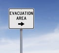 Evacuation Area Royalty Free Stock Photo