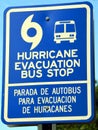 Evacuation Bus Stop Royalty Free Stock Photo