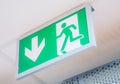 Evacuation Exit Interior Sign