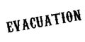 Evacuation rubber stamp