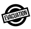 Evacuation rubber stamp