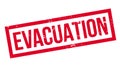 Evacuation rubber stamp