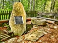 Evangelic Stone near Rownica mountain in Ustron