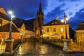 Evangelical Cathedral of Saint Mary and Bridge of Lies in Sibiu