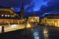 Evangelical Cathedral of Saint Mary and Bridge of Lies in Sibiu