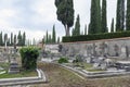 The Evangelical Cemetery at Laurels Cimitero Evangelico agli Allori located in Florence, Italy Royalty Free Stock Photo