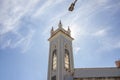 Evangelical Christian Church, on a clear day. Royalty Free Stock Photo