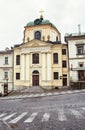 Evangelical church in Banska Stiavnica, Slovakia, cultural heritage Royalty Free Stock Photo