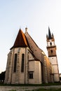 Evangelical Church in Bistrita Royalty Free Stock Photo