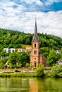 Evangelical church in Hirschhorn, Germany Royalty Free Stock Photo