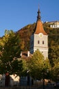 The evangelical church in RÃ¢snov, Brasov, Romania