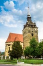 The evangelical church of Saschiz village, Romania