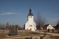 Evangelical church in the village of Neu Horno, Germany.