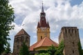 Evangelical Fortified Church from Cristian, Brasov, Romania Royalty Free Stock Photo