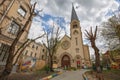 Evangelical Lutheran Cathedral of saints Peter and Paul in the area of Kitay-Gorod. Moscow, Russia Royalty Free Stock Photo