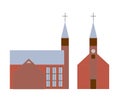 Evangelical Lutheran Church. Historical and religious buildings. Lutheran Church.