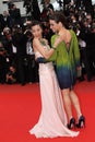 Evangeline Lilly and Michelle Yeoh Royalty Free Stock Photo