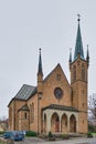 Evangelistic church in Hechingen Royalty Free Stock Photo