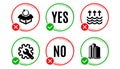 Evaporation, Customisation and Return package icons set. Skyscraper buildings sign. Vector