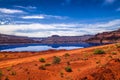 Evaporation Ponds near Potash Road in Moab Utah