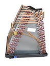 Evaporator Coil Side View Royalty Free Stock Photo