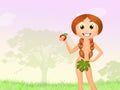 Eve in the Eden Royalty Free Stock Photo