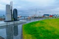 EVE Online Monument in the harbor of Reykjavik Royalty Free Stock Photo