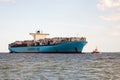 Evelyn Maersk container ship
