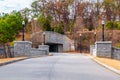 Evelyn St NE and tunnel in Piedmont Park, Atlanta, USA Royalty Free Stock Photo