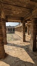 Even a small corridor roof has intricate sculpture, Dharasuram, Tamil Nadu, India