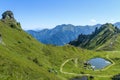 Even in summer, the Schlossalm is a beautiful place to enjoy nature. Sports Centre Bad Gastein, Austrian Alps Royalty Free Stock Photo