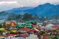 Evenig view of Sagada at Luzon island, Philippin