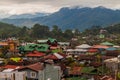 Evenig view of Sagada at Luzon island, Philippin Royalty Free Stock Photo