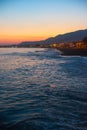 Evening at Alanya coast