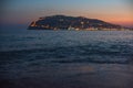 Evening at Alanya coast