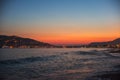 Evening at Alanya coast