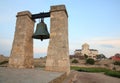 Evening the ancient bell of Chersonesos Royalty Free Stock Photo