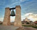 Evening the ancient bell of Chersonesos Royalty Free Stock Photo