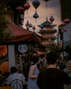 evening atmosphere in china village