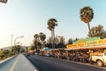 Evening beach atmosphere on a tropical island Royalty Free Stock Photo