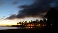 Evening on beach