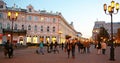 Evening Bolshaya Pokrovskaya street