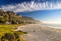 Evening at Camps Bay Beach - Cape Town, South Africa Royalty Free Stock Photo