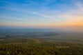 Evening in Central Bohemian Uplands, Czech Republic Royalty Free Stock Photo