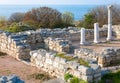 Evening Chersonesos (ancient town) Royalty Free Stock Photo