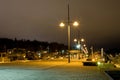 Evening cityscape of Lahti, Finland