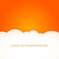 Evening cloud background